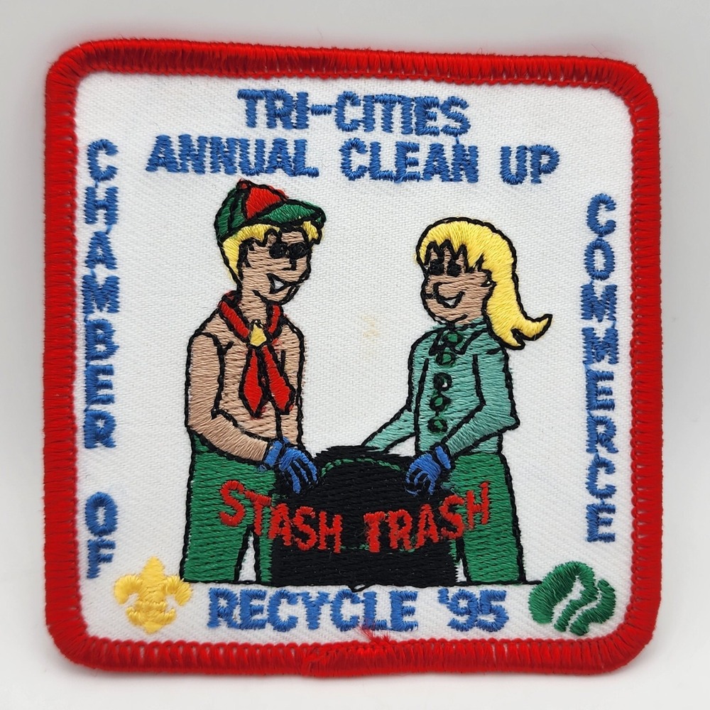 Tri-Cities collectible Recycle 1996 patch (o12)
